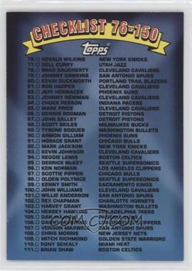 1992-93 Topps Archives - [Base] #150 - Checklist
