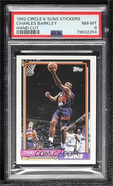 1992-93 Topps Phoenix Suns Stickers - [Base] #_CHBA - Charles Barkley [PSA 8 NM‑MT]