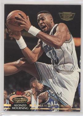 1992-93 Topps Stadium Club - [Base] - Members Only #209 - Members Choice - Alonzo Mourning