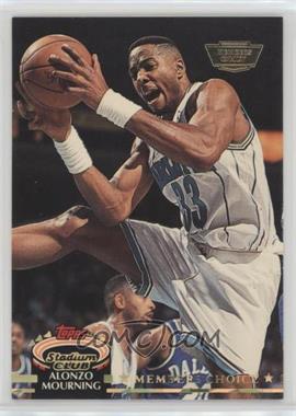 1992-93 Topps Stadium Club - [Base] - Members Only #209 - Members Choice - Alonzo Mourning