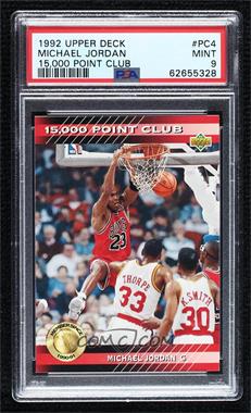 1992-93 Upper Deck - 15,000 Point Club #PC4 - Michael Jordan [PSA 9 MINT]