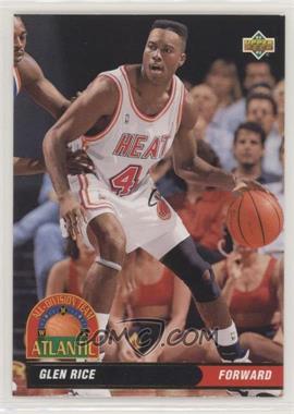 1992-93 Upper Deck - All-Division Team #AD3 - Glen Rice