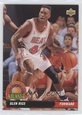 1992-93 Upper Deck - All-Division Team #AD3 - Glen Rice