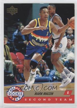 1992-93 Upper Deck - All-Rookie Team #AR10 - Mark Macon [EX to NM]