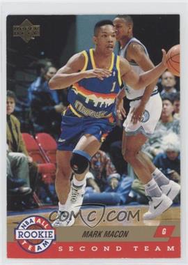 1992-93 Upper Deck - All-Rookie Team #AR10 - Mark Macon [EX to NM]