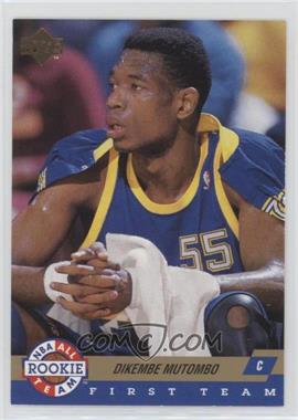 1992-93 Upper Deck - All-Rookie Team #AR2 - Dikembe Mutombo