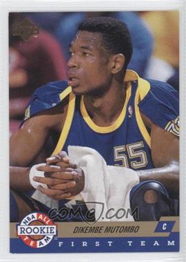 1992-93 Upper Deck - All-Rookie Team #AR2 - Dikembe Mutombo