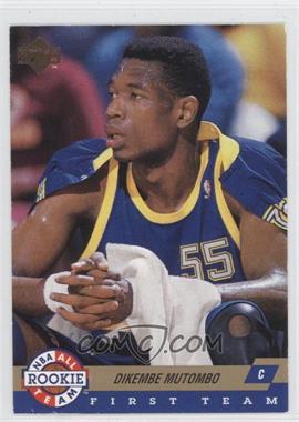 1992-93 Upper Deck - All-Rookie Team #AR2 - Dikembe Mutombo