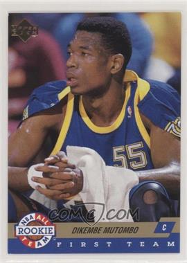 1992-93 Upper Deck - All-Rookie Team #AR2 - Dikembe Mutombo