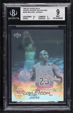 1992-93 Upper Deck - Award Winners Holograms #AW9 - Michael Jordan [BGS 9 MINT]