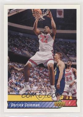 1992-93 Upper Deck - [Base] #124 - Derrick Coleman