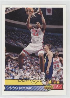 1992-93 Upper Deck - [Base] #124 - Derrick Coleman