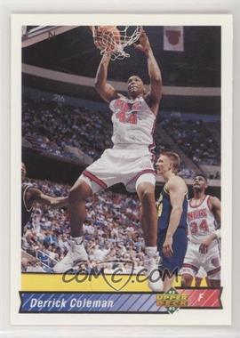 1992-93 Upper Deck - [Base] #124 - Derrick Coleman