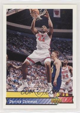 1992-93 Upper Deck - [Base] #124 - Derrick Coleman