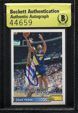 1992-93 Upper Deck - [Base] #125 - Chuck Person [BAS Authentic]