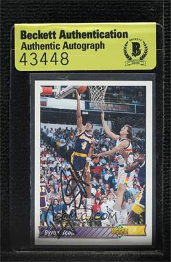 1992-93 Upper Deck - [Base] #197 - Byron Scott [BAS Authentic]