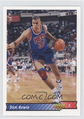 1992-93 Upper Deck - [Base] #198 - Sam Bowie