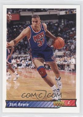 1992-93 Upper Deck - [Base] #198 - Sam Bowie