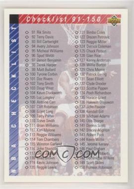 1992-93 Upper Deck - [Base] #200 - Checklist (Michael Jordan)