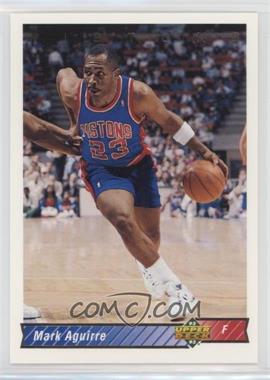 1992-93 Upper Deck - [Base] #209 - Mark Aguirre