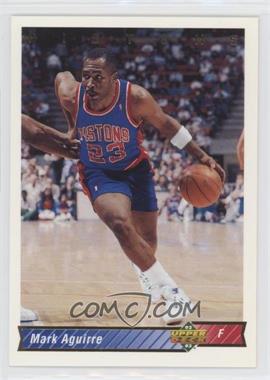 1992-93 Upper Deck - [Base] #209 - Mark Aguirre