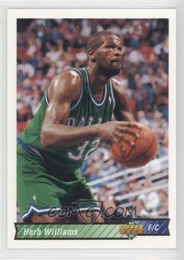 1992-93 Upper Deck - [Base] #213 - Herb Williams