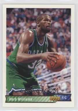 1992-93 Upper Deck - [Base] #213 - Herb Williams