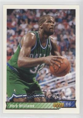 1992-93 Upper Deck - [Base] #213 - Herb Williams