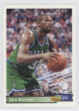 1992-93 Upper Deck - [Base] #213 - Herb Williams