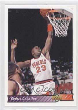 1992-93 Upper Deck - [Base] #214 - Cedric Ceballos