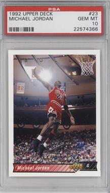 1992-93 Upper Deck - [Base] #23 - Michael Jordan [PSA 10 GEM MT]