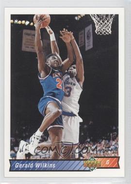 1992-93 Upper Deck - [Base] #411 - Gerald Wilkins