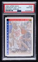 Checklist - Michael Jordan [PSA 10 GEM MT]