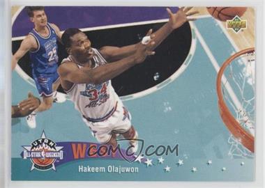 1992-93 Upper Deck - [Base] #444 - All-Star - Hakeem Olajuwon