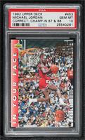 Michael Jordan (1987, 1988 Two-Time Champion) [PSA 10 GEM MT]