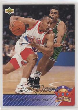 1992-93 Upper Deck - [Base] #475 - Top Prospects - Clarence Weatherspoon