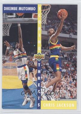 1992-93 Upper Deck - [Base] #499 - Scoring Threats - Dikembe Mutombo, Chris Jackson