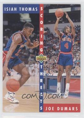 1992-93 Upper Deck - [Base] #500 - Scoring Threats - Isiah Thomas, Joe Dumars