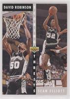 Scoring Threats - David Robinson, Sean Elliott [EX to NM]