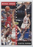 Michael Jordan, Scottie Pippen [EX to NM]