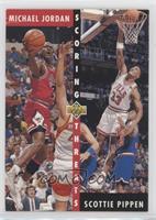 Michael Jordan, Scottie Pippen [Good to VG‑EX]