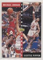 Michael Jordan, Scottie Pippen [EX to NM]