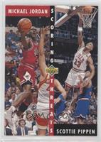 Michael Jordan, Scottie Pippen [EX to NM]