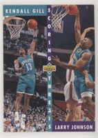 Kendall Gill, Larry Johnson [EX to NM]
