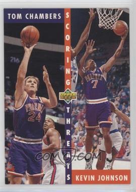 1992-93 Upper Deck - [Base] #64 - Kevin Johnson, Tom Chambers