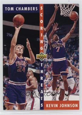 1992-93 Upper Deck - [Base] #64 - Kevin Johnson, Tom Chambers