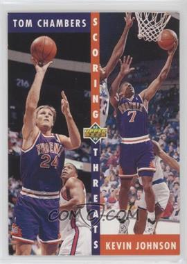1992-93 Upper Deck - [Base] #64 - Kevin Johnson, Tom Chambers [EX to NM]