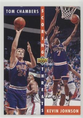 1992-93 Upper Deck - [Base] #64 - Kevin Johnson, Tom Chambers