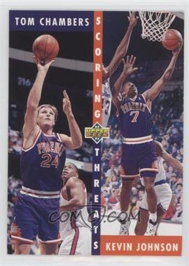 1992-93 Upper Deck - [Base] #64 - Kevin Johnson, Tom Chambers