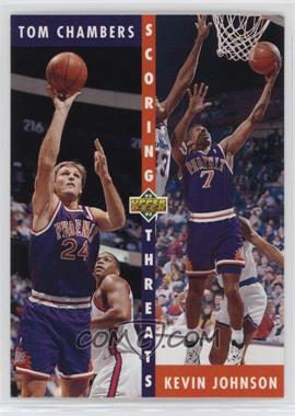 1992-93 Upper Deck - [Base] #64 - Kevin Johnson, Tom Chambers